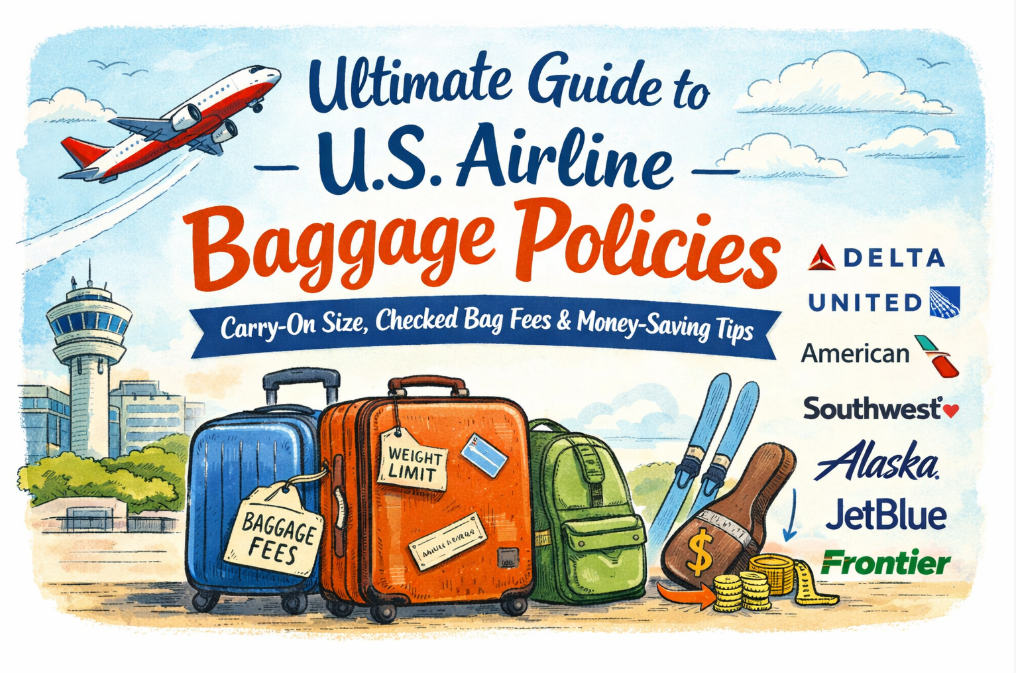 Ultimate Guide to Baggage Policies of the 9 Major U.S. Airlines (2026 Update)