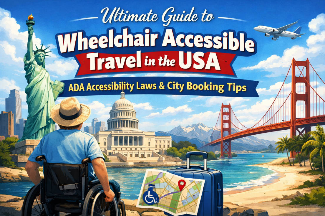 Ultimate Guide to Wheelchair Accessible Travel in the USA 2026: ADA Accessibility Laws & City Booking Tips