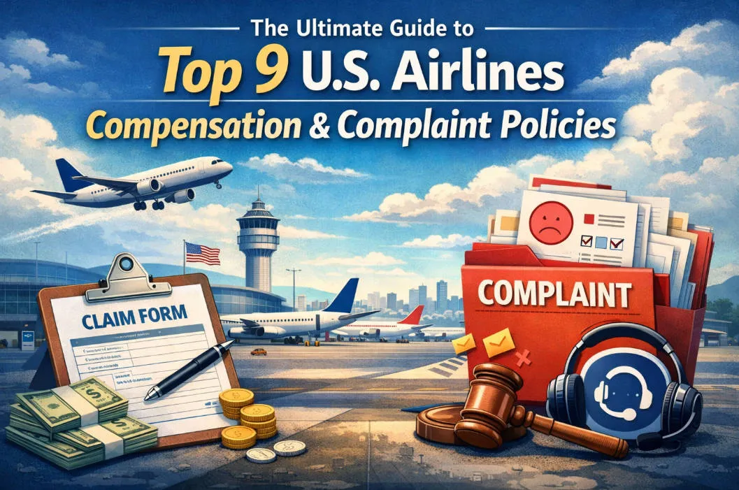 The Ultimate Guide to Top 9 U.S. Airlines Compensation & Complaint Policies (2026)