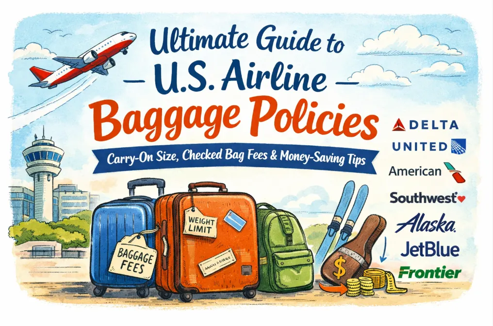 Ultimate Guide to Baggage Policies of the 9 Major U.S. Airlines (2026 Update)