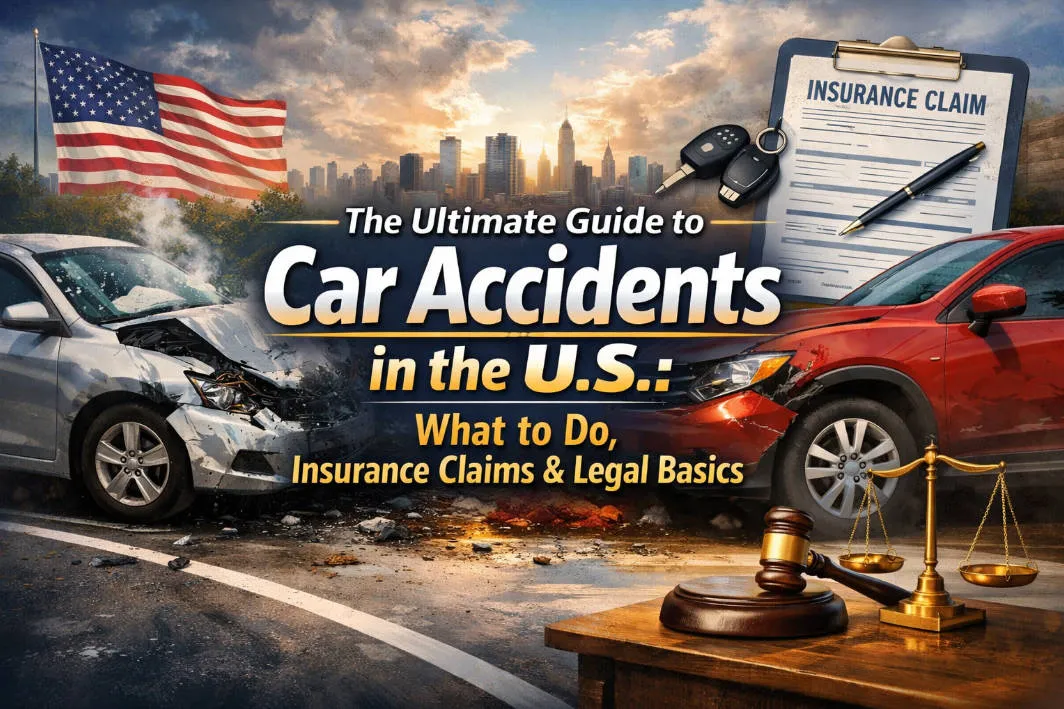 The Ultimate 2026 Guide to Car Accidents in the U.S.: What to Do, Insurance Claims & Legal Basics (Beginner-Friendly)