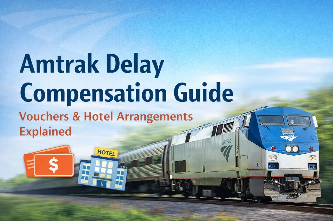 Amtrak Delay Compensation 2026: How to Claim a Voucher and Get a Hotel for Overnight Delays