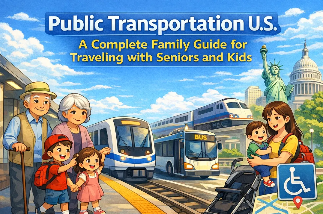 Public Transportation in the U.S.: A Complete Family Guide for Traveling with Seniors and Kids
