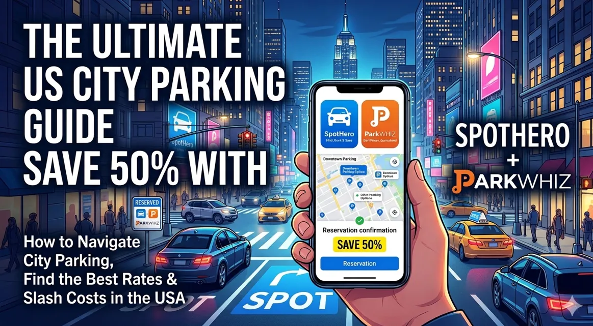 The Ultimate 2026 US City Parking Guide: How to Save 50% with SpotHero and ParkWhiz