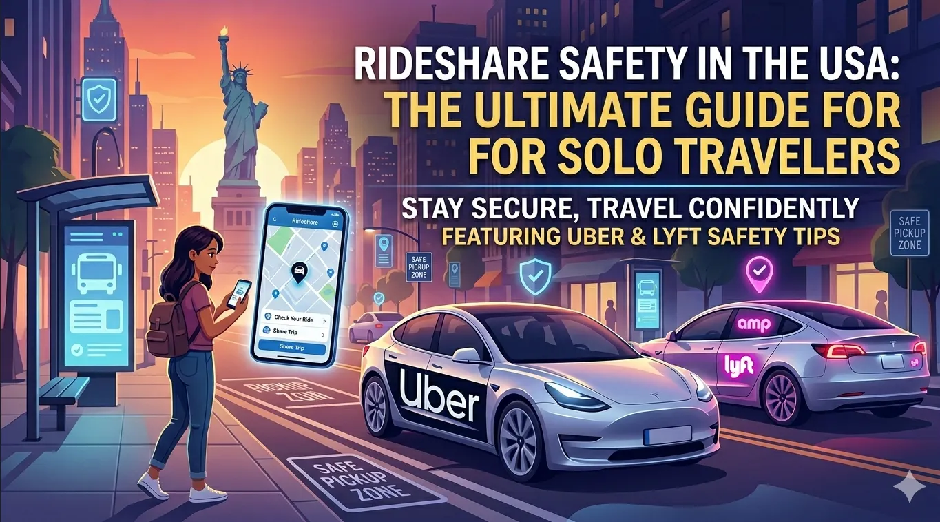 Rideshare Safety in the USA: The Ultimate 2026 Guide for Solo Travelers