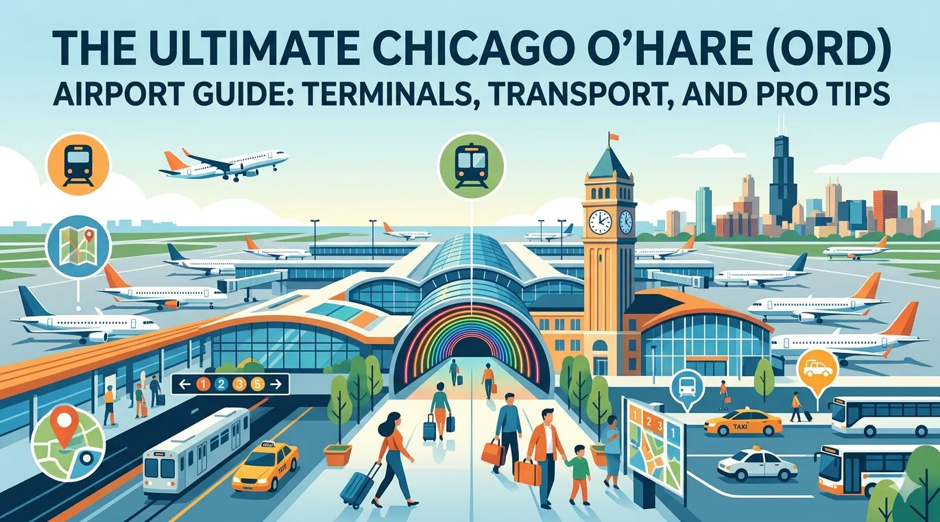 The Ultimate 2026 Chicago O’Hare (ORD) Airport Guide: Terminals, Transport, and Pro Tips