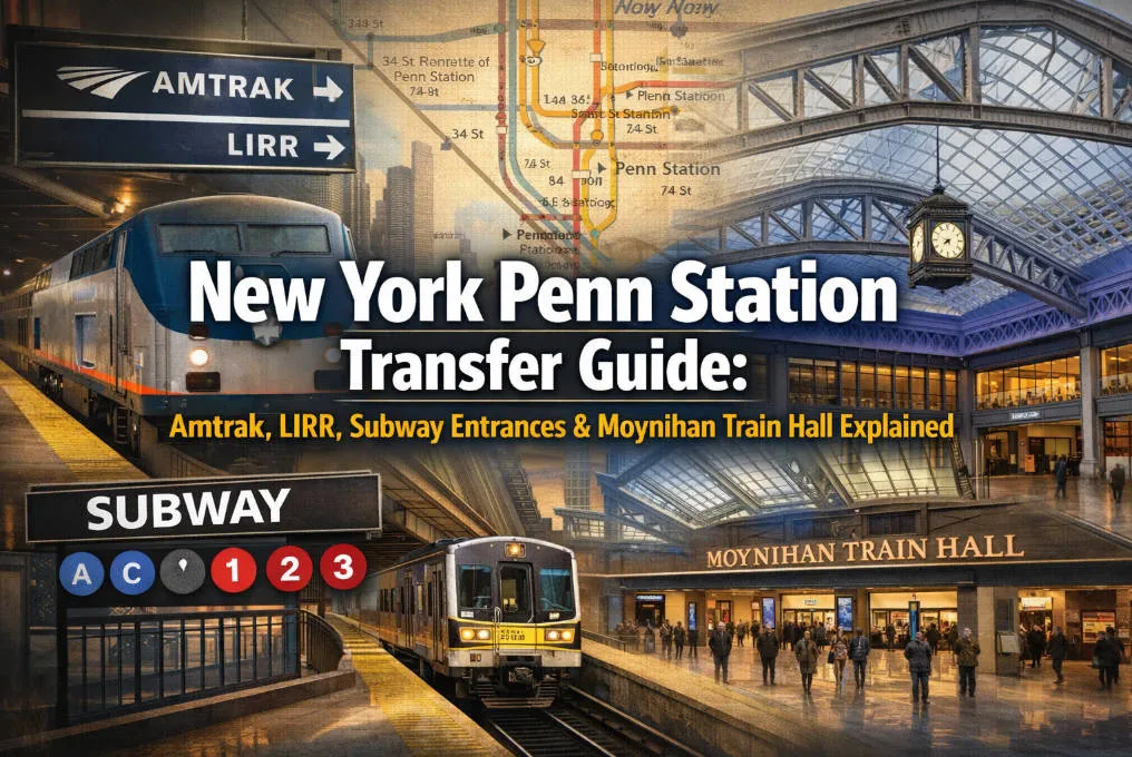 2026 New York Penn Station Transfer Guide: Amtrak, LIRR, Subway Entrances & Moynihan Train Hall Explained