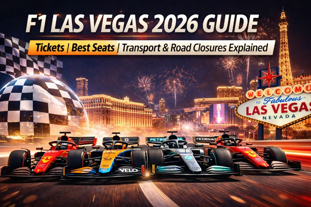 F1 Las Vegas Grand Prix 2026 Guide: Tickets, Best Seats, Transport & Road Closures Explained
