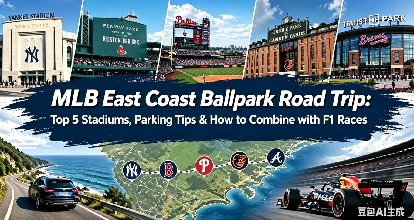 2026 MLB East Coast Ballpark Road Trip: Top 5 Stadiums, Parking Tips & How to Combine with F1 Races