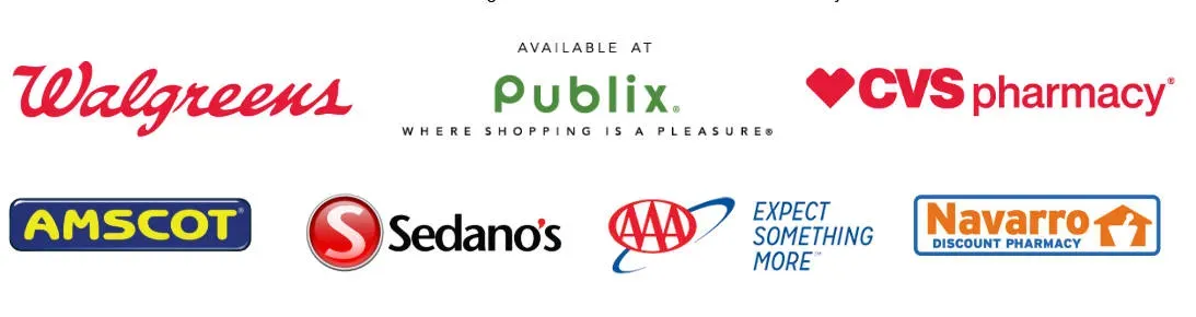 A display rack selling Florida SunPass transponders near the checkout register at a Publix grocery store