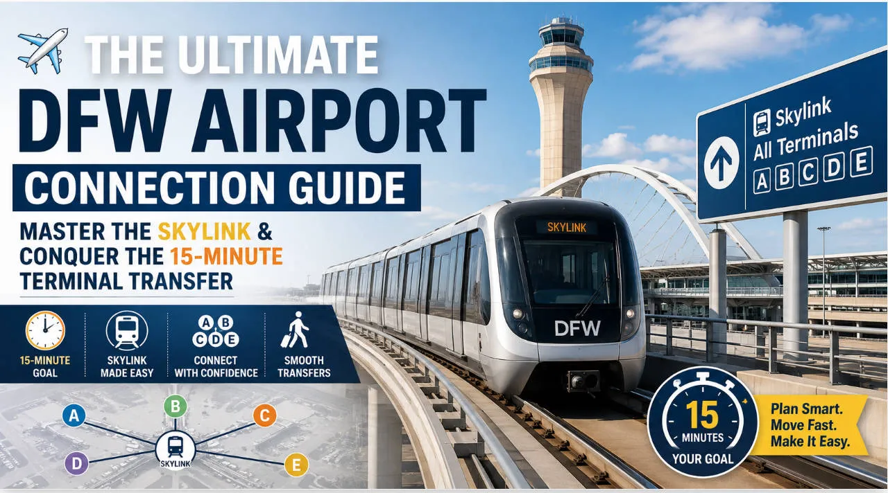 DFW Airport Connection Guide (2026): Skylink & Transfer Times