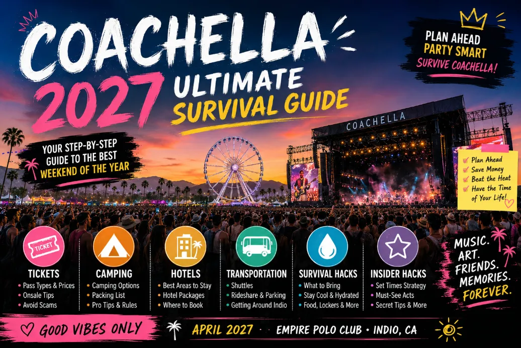 Coachella 2027 Survival Guide: Tickets, Camping & Hacks