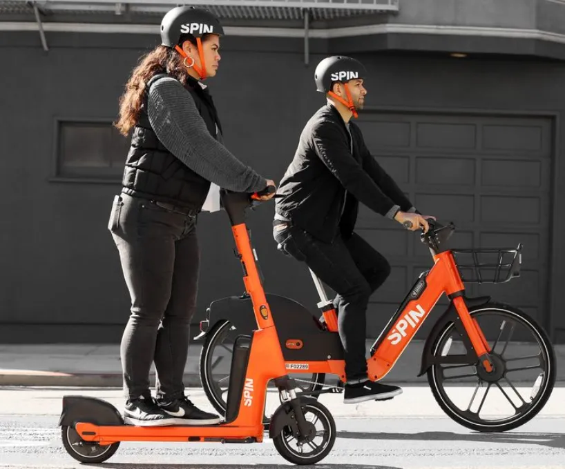 Bird and Spin electric scooters powered by Third Lane Mobility