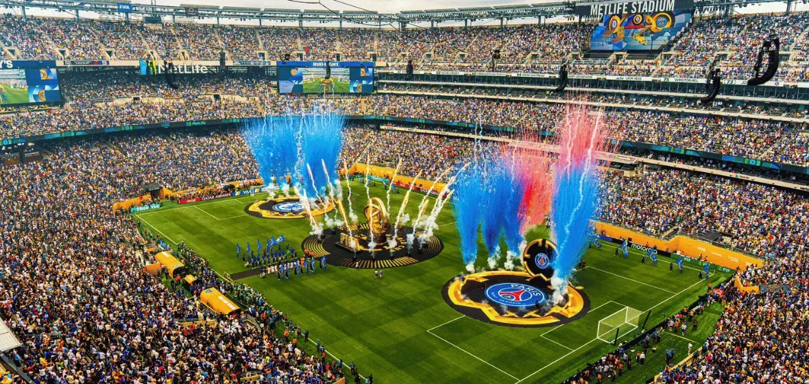 Fans arriving at MetLife Stadium for the 2026 FIFA World Cup Final